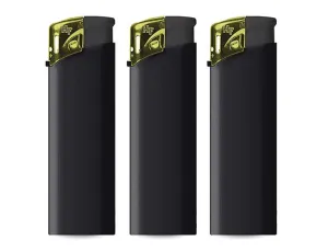 Zapalniczka Piezo Black Gold
